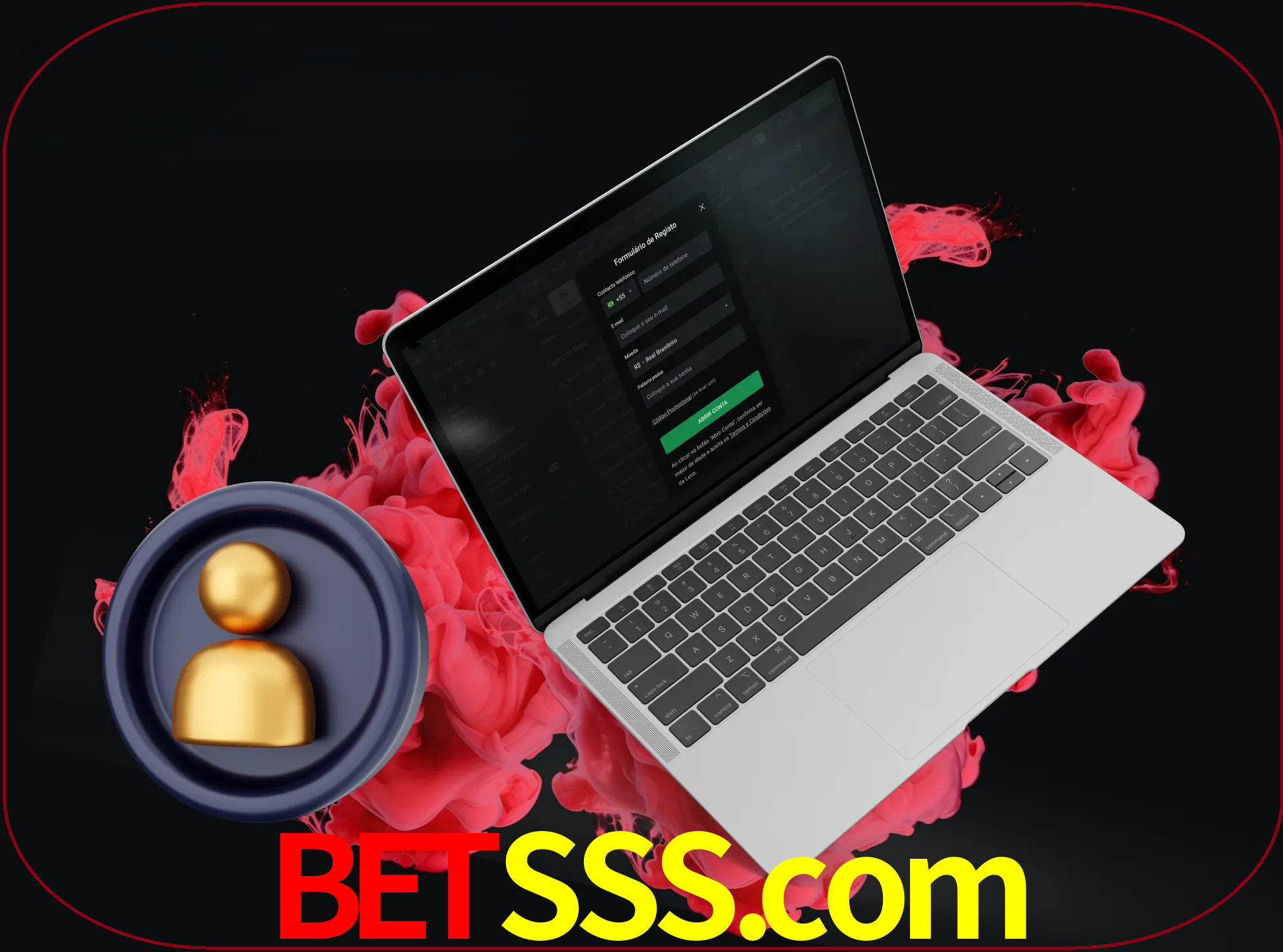 No cabeçalho do site betsss, clique no botão que o levará a um formulário especial onde terá de introduzir as suas informações actuais.