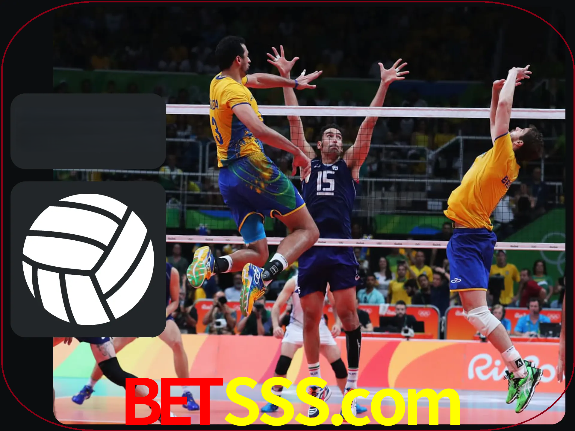 Fazer enormes ganhos apostando nas equipes de vôlei.